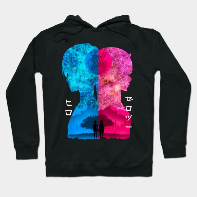 Zero two and hiro hoodie shop
